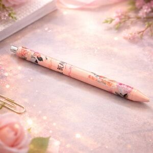 Floral Pink Ballpoint Pen